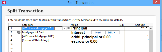 quicken for mac editing a scheduled transaction